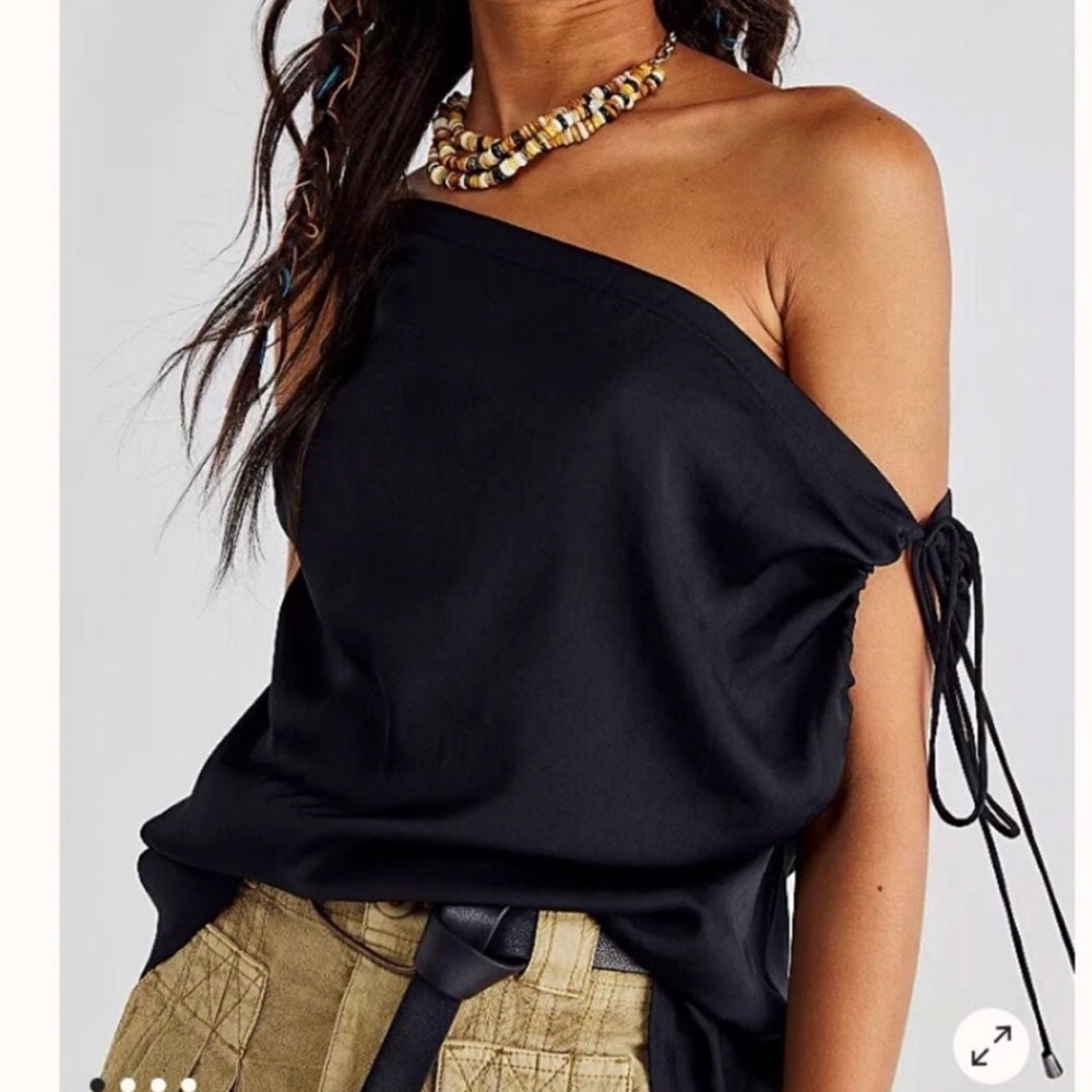Free People Silky Hattie Tank in Black